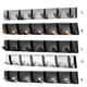 thumbnail image 4 of Colgador de puerta portátil ajustable de 45 grados, plegable, 6 ganchos, gancho de almacenamiento de estilo Simple, soporte para ropa, sombrero, Almacenamiento y organización del hogar Gris Bewildely HA063591-01B, 4 of 6