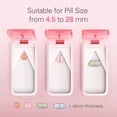 thumbnail image 2 of Pill Cutter, Pill Splitter for Small or Large Pills, Cuts Vitamins, Tablets, Detachable Pad for Clean Cuts, Travel Friendly, Pink, 2 of 7