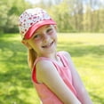 thumbnail image 2 of JAN & JUL Girls Ponytail Baseball Hat for Toddler and Baby (Strawberry, 6-24 Months), 2 of 5