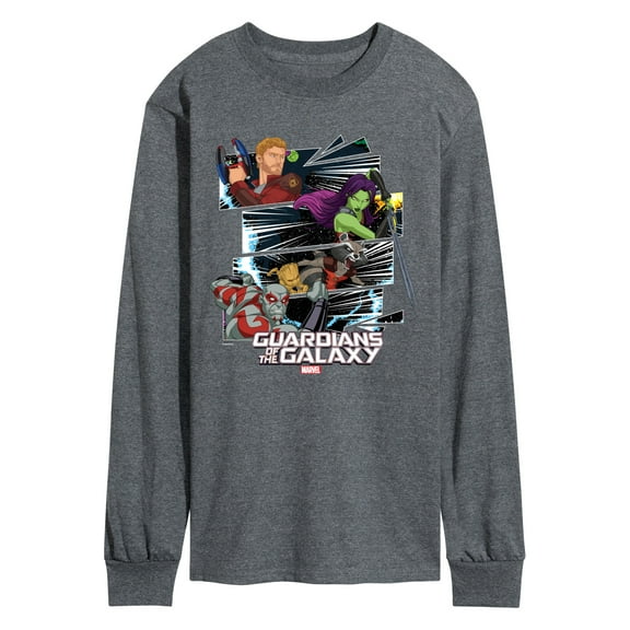 Marvel Guardians of the Galaxy - Panels - Men's Long Sleeve Graphic T-Shirt