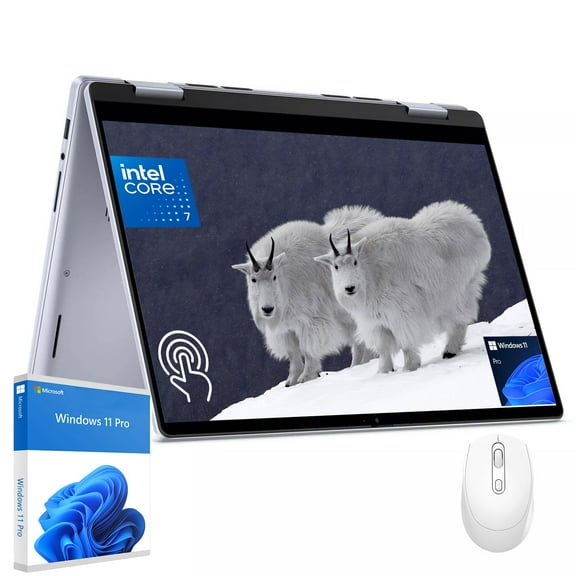 Dell Inspiron 2-in-1 Touchscreen Laptop - 14" FHD   Display, Core 7 150U Processor, 64 GB DDR5, 1 TB SSD, Wi-Fi, Bluetooth, Windows 11 Pro, w/Hoouwrd Accessories
