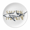 Skeletal Changes Sharks Art Deco Fashion Plate Decorative Porcelain Salver Tableware Dinner Dish