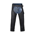 thumbnail image 1 of Chaparreras de Cuero HWK Negro Diseño de Vaquero para Motocicleta Waist 36 para Hombre, 1 of 7