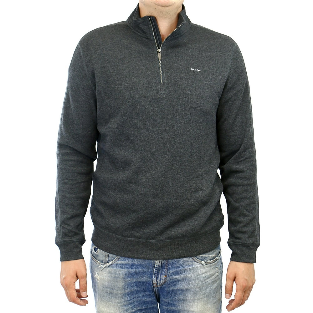 Calvin Klein Calvin Klein Quarter Zip Collar Pullover Sweater Mens