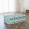 thumbnail image 3 of Hawaii Foldable Mattress, Paper Cut Style Beach Art, 78.7" x 47.2", Teal Blush, by Ambesonne, 3 of 6