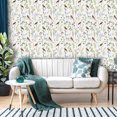 thumbnail image 5 of Abyssaly 17.7" x 236" Vintage Peel and Stick Wallpaper Garden Bird Flower Wallpaper for Bedroom Accent Wall, 5 of 8