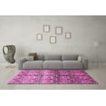thumbnail image 3 of Ahgly Company Indoor Rectangle Abstract Pink Modern Area Rugs, 2' x 4', 3 of 4