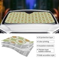 thumbnail image 4 of Kdxio Daisies Flowers Print Front Windshield Sun Shade,Folding Auto Sunshade for Car Truck SUV-Small, 4 of 7