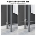 thumbnail image 4 of Spaco Over-The-Toilet Storage Shelf Space Saving Metal Bathroom Organizer Hooks-Gray, Bathroom Cabinet, 4 of 7