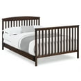 Delta Children Hanover 6in1 Convertible Baby Crib, Walnut Espresso