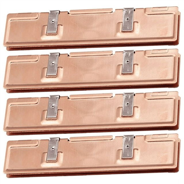 4X Pure Copper RAM Heatsink Radiator for Ram DDR3 Memory Cooler Cooling Heat Sink Desktop Memory Radiator DDR2 DDR3 DDR4