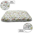 thumbnail image 3 of Spaceship Pet Bed, Colorful Design of Cosmos with Orbiting Moons Doodle Style Rockets and Satellites, Resistant Pad for Dogs and Cats Cushion with Removable Cover, 24" x 39", Multicolor, by Ambesonne, 3 of 4