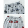 thumbnail image 4 of FEDPOP Toddler Boys Pajamas Tractor Sleepwear 100% Cotton Pjs Clothes Set 5T, 4 of 6
