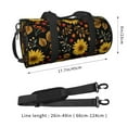thumbnail image 4 of JUNZAN Gym Bag for Men & Women - Duffle Bag for Travel,Sports,Fitness & WorkoutFall Sunflowers Leaves, 4 of 7