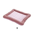 thumbnail image 2 of Greeniant Colchoneta transpirable de refrigeración plegable para perros, almohadilla ligera de algodón, ropa de cama multiusos lavable, suministros para Suministros para perros Rosa S, 2 of 6