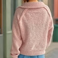 thumbnail image 5 of Ashirexll Womens Cardigan Sweaters, Sweaters for Women Trendy, Womens Soft V-Neck Long Sleeve Pullover Top Winter Warm Zipper Sweater, 5 of 7