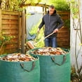 thumbnail image 3 of Samhe 2 Packs 132 Gallons Leaf Bags, Reusable Yard Waste Bags Heavy Duty Camping Yard Recycling Trash Bags, 3 of 9
