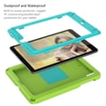 thumbnail image 3 of Dteck Kids Case Shockproof for iPad Mini 5/4/3/2/1, EVA Shockproof Rotate Handle Folding Stand Heavy Duty Protective Cute Cover for Boys Girls, Grassgreen, 3 of 6