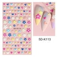thumbnail image 1 of Autocollants Ongles Nail Art oso de fresa 3d 5d 2 hojas, 1 of 5