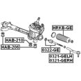 thumbnail image 2 of Febest STEERING TIE ROD END RIGHT # 0321-GERH OEM 53540-TF0-003, 2 of 2