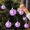 Purple, variant on Hvmvliv Christmas Ornaments 37Pc 2.34inch Electroplated Christmas Tree Hanging Decorations Plastic Shatterproof Xmas Tree Pendant for Christmas Decoration Indoor Pink
