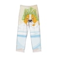 thumbnail image 5 of Balery Corgi In The Shower Cap Bathing print Men's Pajama Pants,Ultra Lightweight Pjs,Lounge Pant-Small, 5 of 9