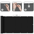 thumbnail image 5 of SUNNY GUARD Balcony Privacy Screen 2.6/3/3.3 ft x 10/16/20 ft Apartments Railing Screen Fence for Outdoor Patio Deck Backyard Porch, 3'x10'Black, 5 of 6