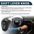 thumbnail image 3 of Perilla de cambio de marchas de 6 velocidades Unique Bargains para Kia Forte Cerato K3 12-16 de plástico, 3 of 6