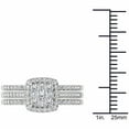 thumbnail image 4 of 1 Carat T.W. Diamond 10kt White Gold Single Halo Engagement Ring Set, 4 of 5