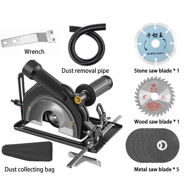 45angle Grinder Stand Cutting Base Dustproof Cover Machine Attachments Ho