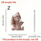 thumbnail image 3 of 26 English Letter Christmas Ornament Christmas Tree Decoration 2D Acrylic Decoration Car Rearview Mirror Ornament, 3 of 5
