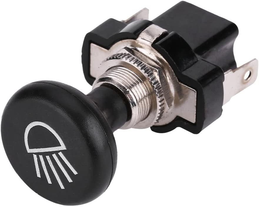 Push Pull Light Switch, 12VCar Golf Cart Head Light Switch Push/Pull