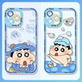 thumbnail image 2 of Funda de silicona suave y transparente para iPhone, carcasa ShinChan de dibujos animados para modelos 14 Pro Max, 13, 12 Mini, 11 Pro, XR, XS, X, 8, 7, 6, 6S Plus, SE, 2020 qiuyongming unisex, 2 of 2