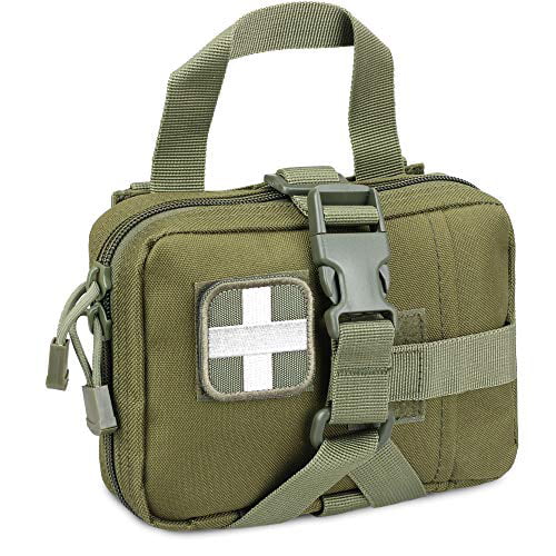 Tactical First Aid Kit Survival Molle Rip-Away EMT Pouch Bag IFAK Medical 