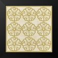 thumbnail image 2 of Vess, June Erica 12x12 Black Modern Framed Museum Art Print Titled - Floral Trellis I, 2 of 5