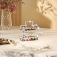 thumbnail image 6 of Mothers Day Mom Gifts for Grandma from Granddaughter Grandson - Cute Engraved Acrylic Block Puzzle Piece - Mother's,Christmas,Birthday, Anniversary Home Office Desk Presents Ideas for Women Her, 6 of 7