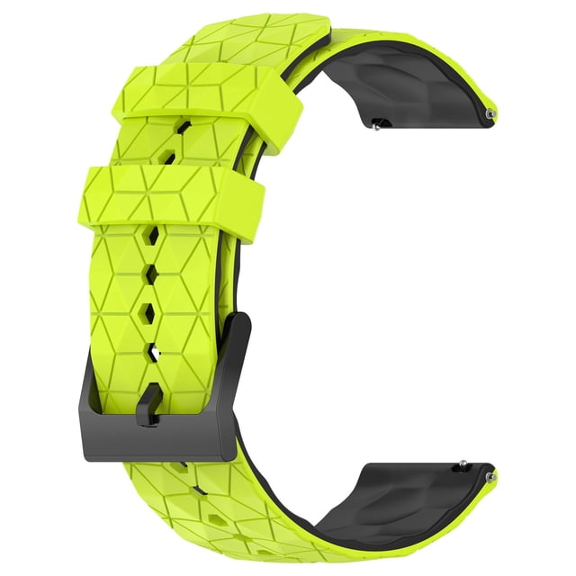 20mm Solid Color Silicone Sports Sweat Proof Correa de reloj con diseño de moda y fácil reemplazo