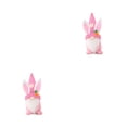 thumbnail image 4 of Decoraciones de Pascua Yuarrent muñecas de conejito para el hogar suministros de fiesta de primavera, 4 of 6