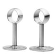 thumbnail image 1 of 2xShower Curtain Holder Socket Ceiling Mount Bracket Fittings 19mm Dia., 1 of 7
