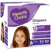 Parent's Choice Diapers Size 6, 60 ct