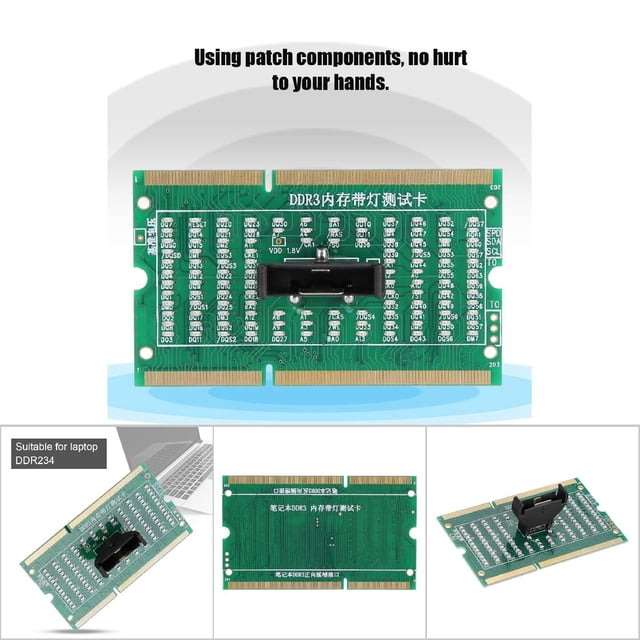 Tarjeta de diagnóstico S DIMM NikouMX Analizador SO-DIMM probador de diagnóstico