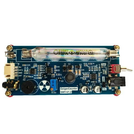 

Htovila Assembled DIY Geiger Counter Parts Module Nuclear Radiation Detector with Sound and Light Alarm Function