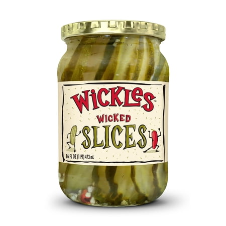Wickles Wicked Pickle Slices 16 fl oz Jar