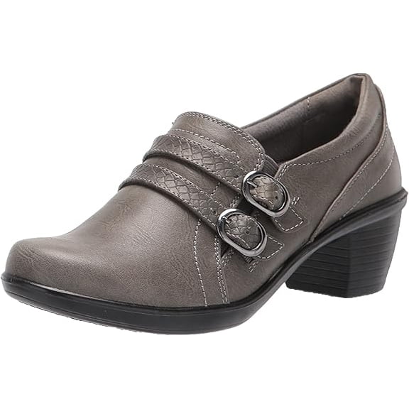 Easy Street Women's Stroll Clogs 6.5 Narrow Gray