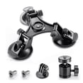 thumbnail image 3 of 2X Car Holder Triple Vacuum Suction Cup Mount for Osmo Pocket Camera Stabilizer Accessory with Expansion Adapter, 3 of 9