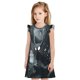 thumbnail image 1 of Balery Forest Black Ghost Warrior Camisón de princesa para niñas, pijama de algodón con mangas abullonadas, suave y bonito.-X-Large, 1 of 6