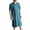 Green, variant on Hrsba Robe for Men,Solid Color Mid Length V Neck Fall Sleep Robe