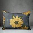 thumbnail image 3 of Creative Products Painted Sunflower Blue 14 x 20 Indoor / Outdoor Pillow, 3 of 3