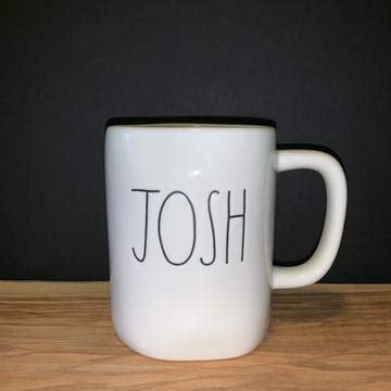 Rae Dunn "JOSH" Tasse avec Nom