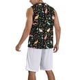 thumbnail image 2 of Sikiie Cute Rabbit And Flower Basketball Jersey Reversible Men's Mesh Athletic Sports Shirts Training Practice S-4XLLarge, 2 of 6